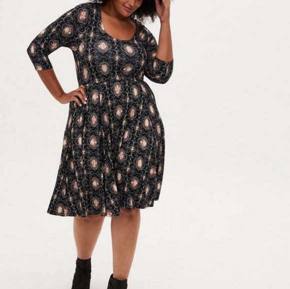Beauty and The Beast Skater Dress - Picture 1 of 8